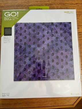 Big Square Fabric Cutting Die - Purple